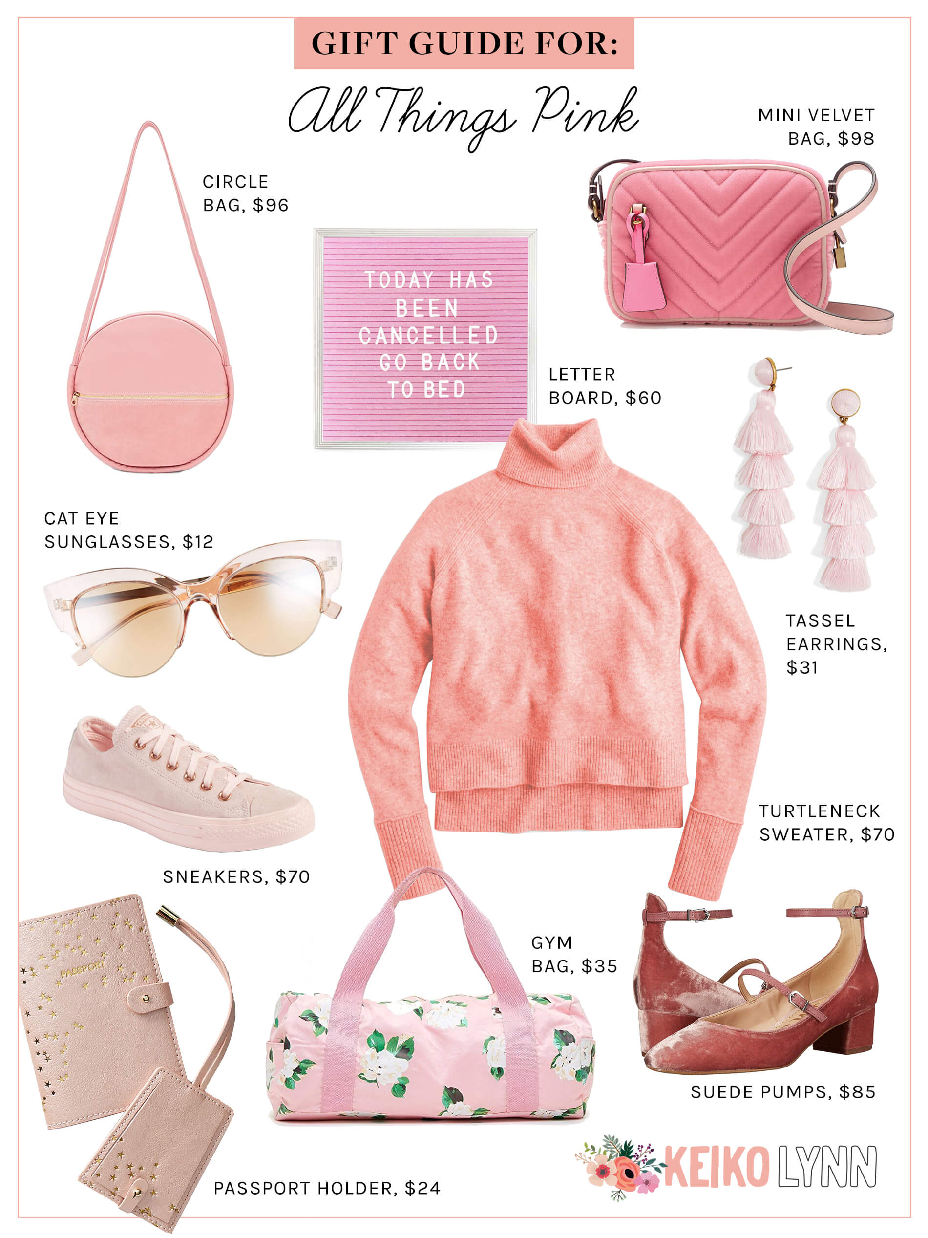 Gift Guide For All Things Pink - Millennial Pink Gift Ideas
